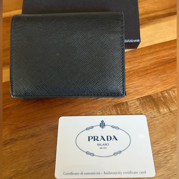 Prada Small Saffiano Leather Wallet - Picture 3 of 6